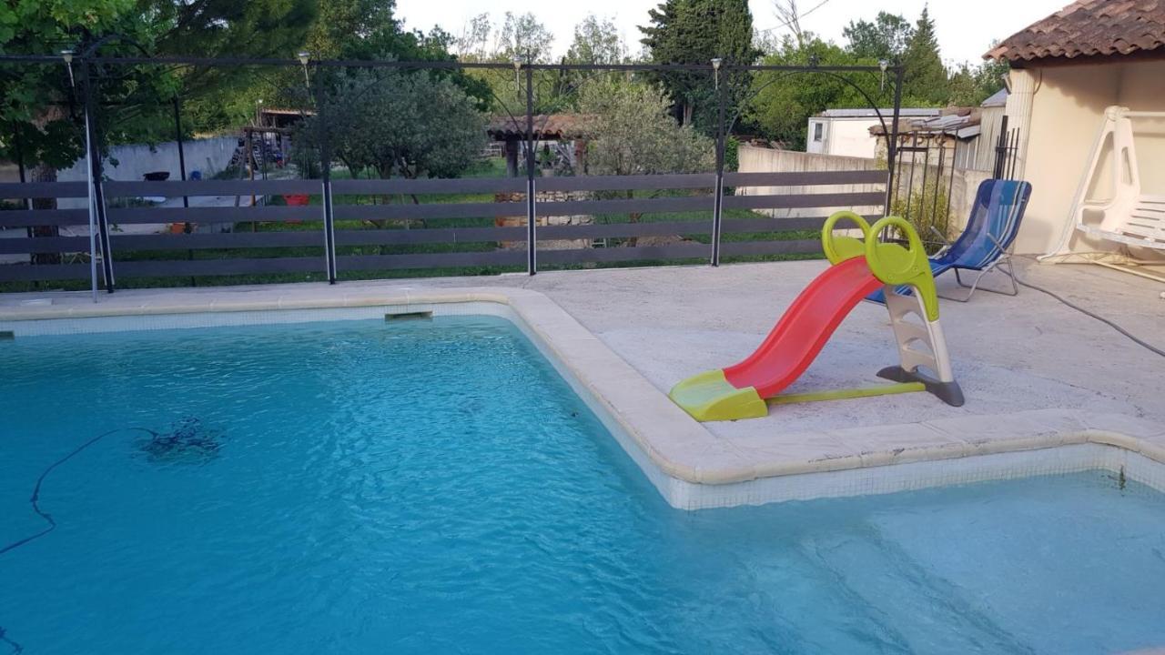 Charmante Maison Climatisee Vedene - Avignon Avec Piscine Ngoại thất bức ảnh